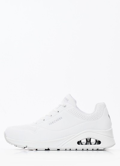 Γυναικεία Παπούτσια Casual 73690 Άσπρο ECOleather Skechers