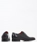 Men Shoes A815 Black Leather Perlamoda