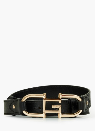 Γυναικείες Ζώνες 7717 Μαύρο ECOleather Guess