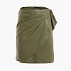 Women Skirts - Shorts Carine.Skirt Olive Polyester Guess Women Skirts - Shorts Carine.Skirt Olive Polyester Guess