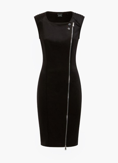 Γυναικεία Φορέματα - Ολόσωμες Φόρμες Celeste Μαύρο Πολυεστέρα Guess