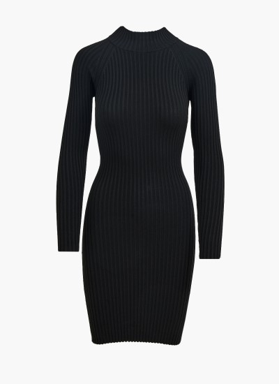 Γυναικεία Φορέματα - Ολόσωμες Φόρμες Claire Μαύρο Βισκόζη Guess