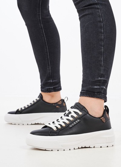 Γυναικεία Παπούτσια Casual Eladie2 Μαύρο ECOleather Guess