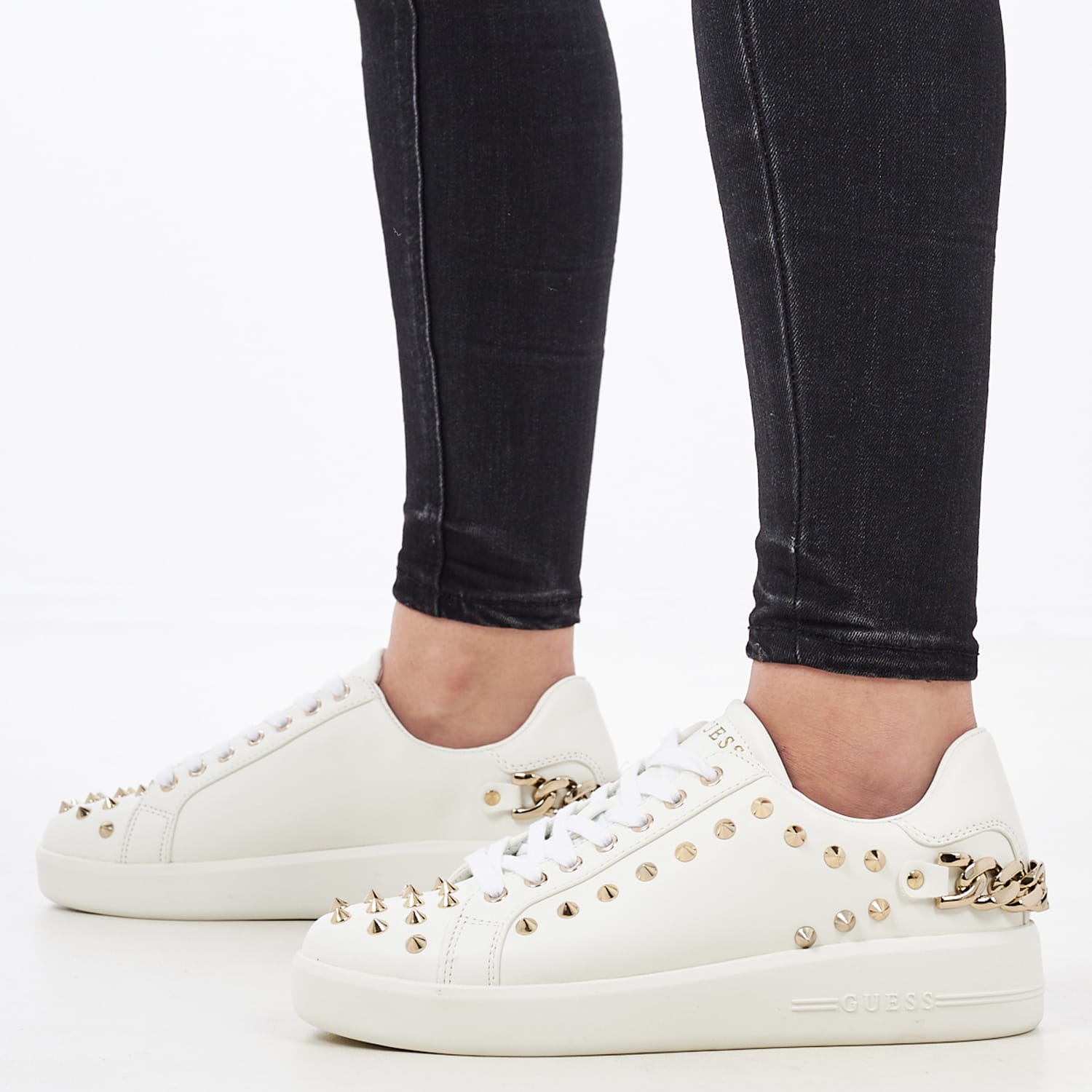 Γυναικεία Παπούτσια Casual Renatta Άσπρο ECOleather Guess