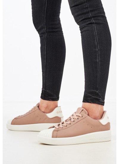 Γυναικεία Παπούτσια Casual Court.Zero Μπεζ Δέρμα Lacoste