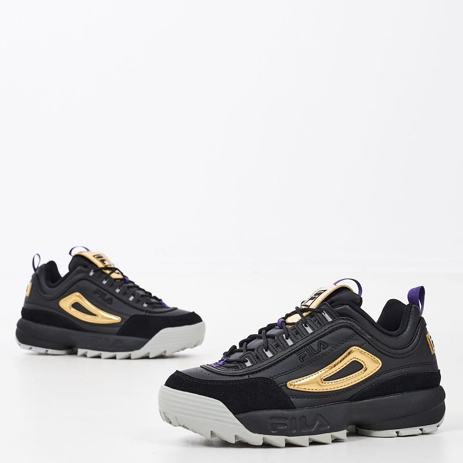 Women Casual Shoes Disruptor.M Black ECOleather Fila