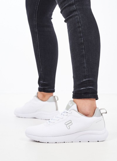 Γυναικεία Παπούτσια Casual Spitfire Άσπρο Ύφασμα Fila