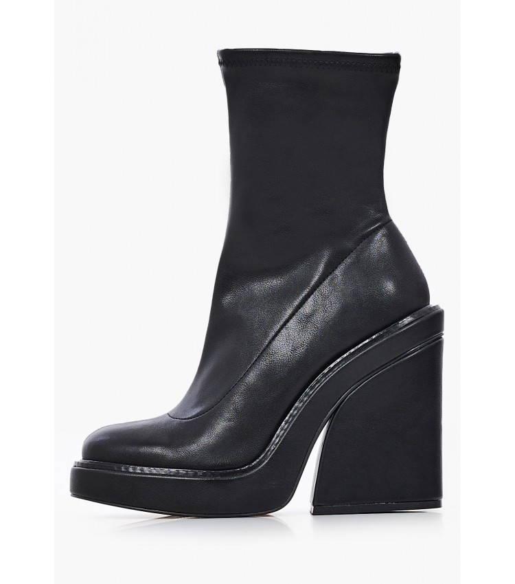 Women Boots All.Out Black ECOleather Steve Madden