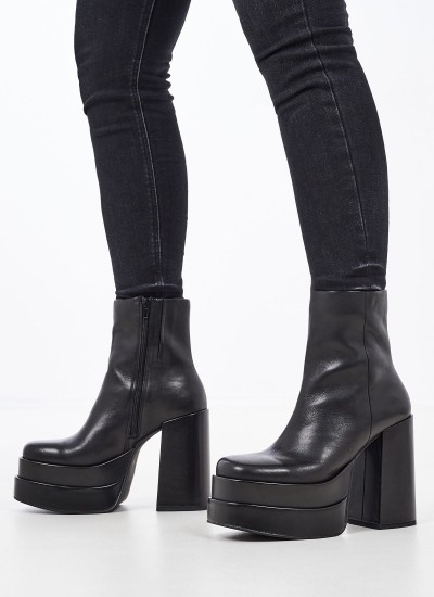 Γυναικεία Παπούτσια Casual Movement Μαύρο Δέρμα Steve Madden