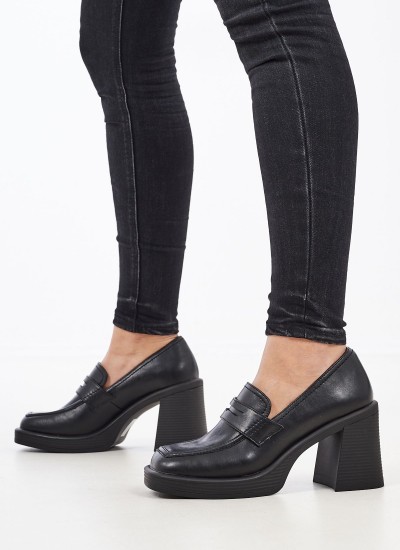Γυναικεία Παπούτσια Casual Movement Μαύρο Δέρμα Steve Madden