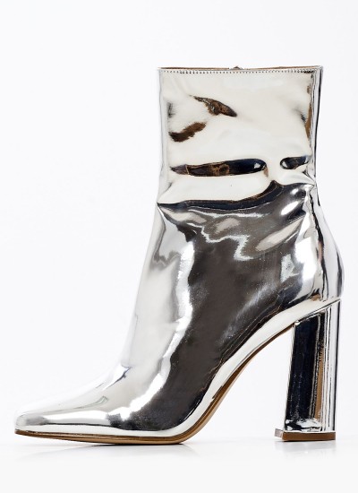 Women Boots Fulton Silver ECOleather Steve Madden