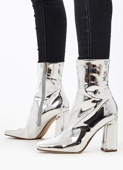 Women Boots Fulton Silver ECOleather Steve Madden