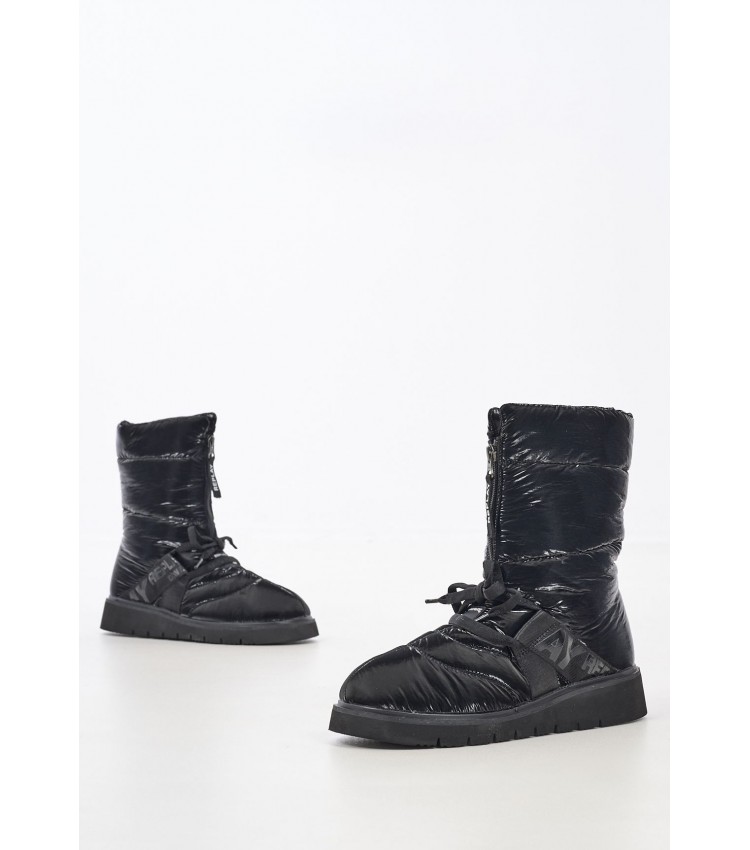 Women Boots Melrose.Zip Black Fabric Replay