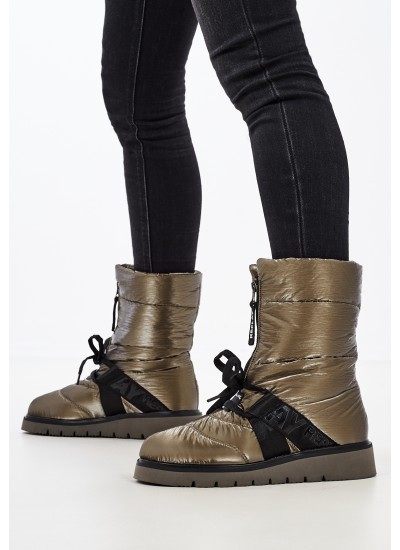 Women Boots Melrose.Zip Olive Fabric Replay