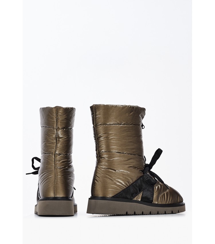 Women Boots Melrose.Zip Olive Fabric Replay