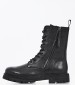 Women Boots Standing Black Leather Replay