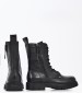 Women Boots Standing Black Leather Replay