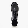 Women Boots Standing Black Leather Replay Women Boots Standing Black Leather Replay