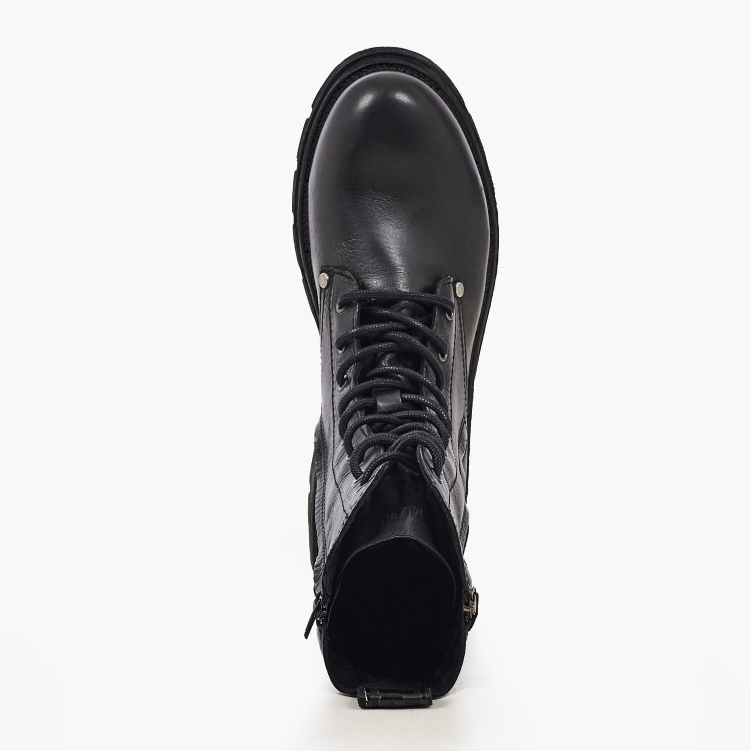Women Boots Standing Black Leather Replay Women Boots Standing Black Leather Replay