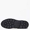 Women Boots Standing Black Leather Replay Women Boots Standing Black Leather Replay