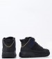 Men Boots Pueblo Black Nubuck Leather Docksteps