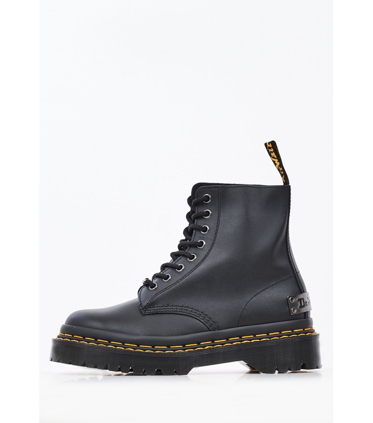 Γυναικεία Μποτάκια 1460.B Μαύρο Δέρμα Dr. Martens