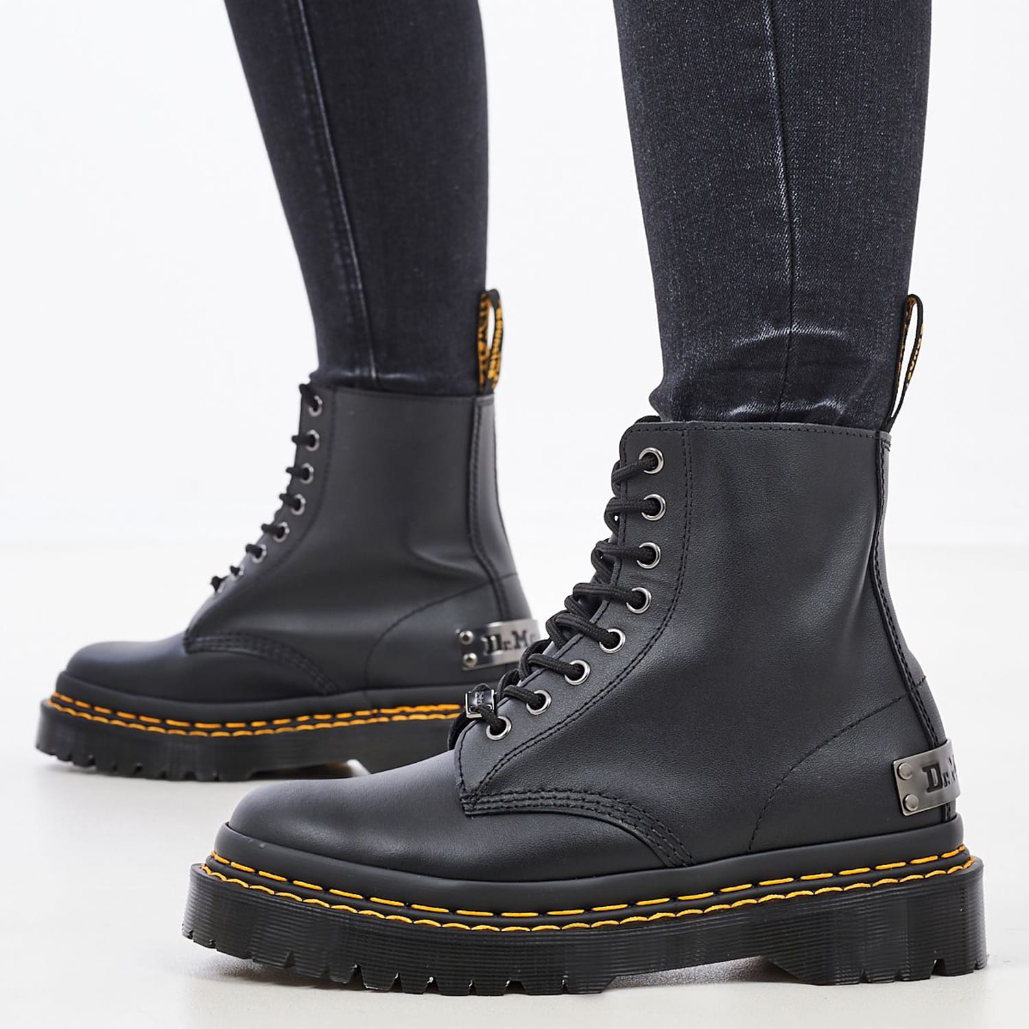 Γυναικεία Μποτάκια 1460.B Μαύρο Δέρμα Dr. Martens