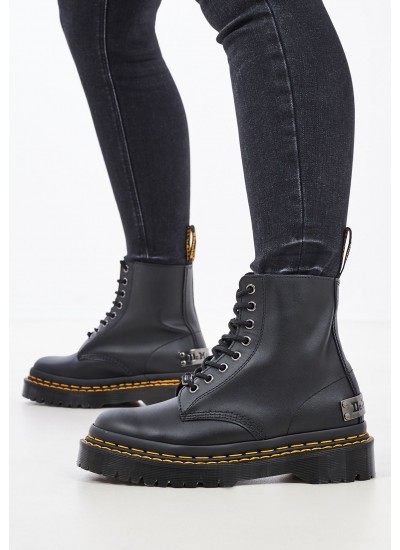 Γυναικεία Μποτάκια 1460.B Μαύρο Δέρμα Dr. Martens