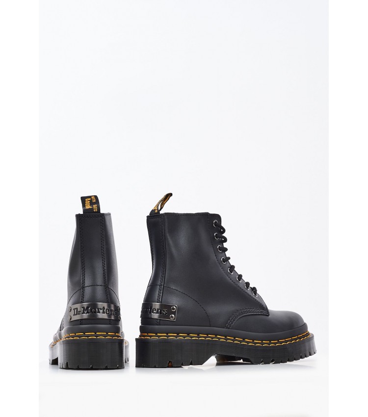 Γυναικεία Μποτάκια 1460.B Μαύρο Δέρμα Dr. Martens