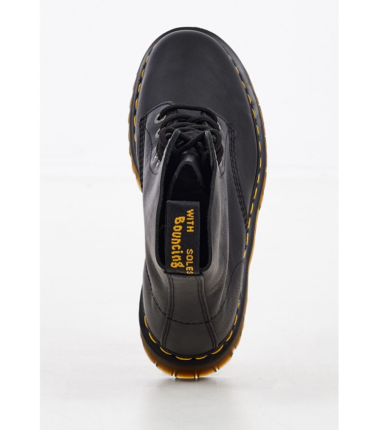 Γυναικεία Μποτάκια 1460.Pascal Μαύρο Δέρμα Dr. Martens