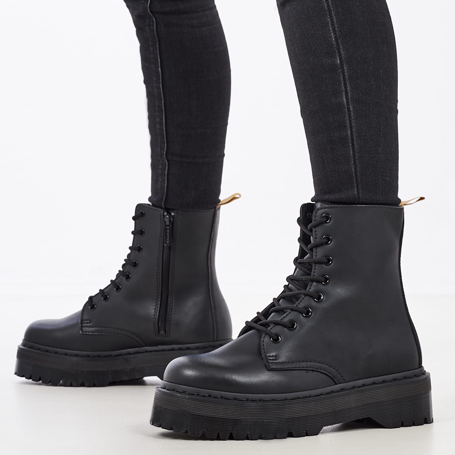 Γυναικεία Μποτάκια Jadon2 Μαύρο ECOleather Dr. Martens