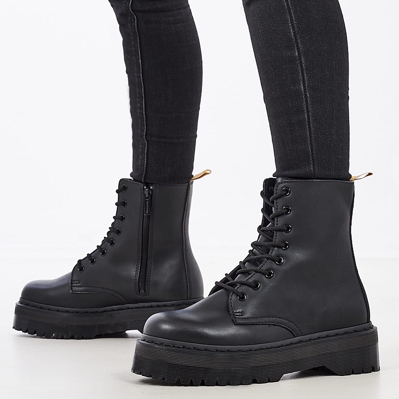 Women Boots Jadon2 Black ECOleather Dr. Martens