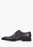 Men Shoes 46006 Black Leather Vice