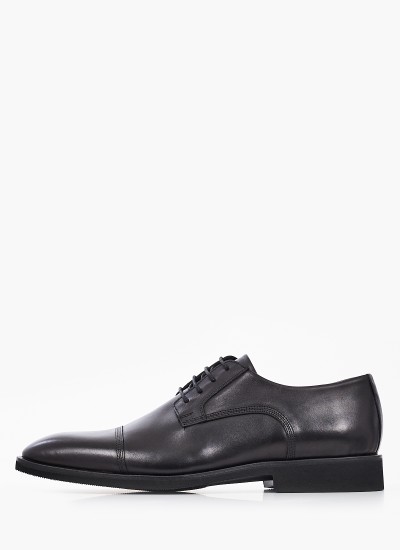 Men Shoes 46006 Black Leather Vice