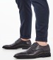 Men Shoes 46006 Black Leather Vice