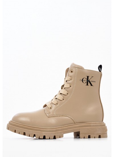 Παιδικά Μποτάκια A147X Καφέ Δέρμα Καστόρι Timberland