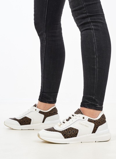 Γυναικεία Παπούτσια Casual Flexi.Run Άσπρο ECOleather Calvin Klein