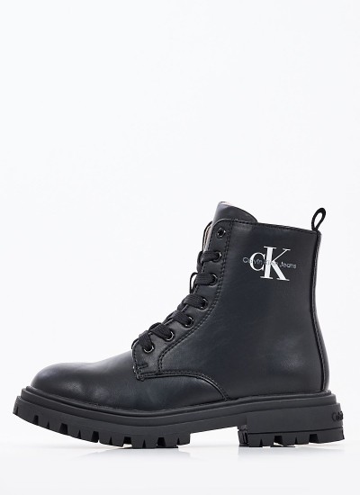 Παιδικά Μποτάκια 572061 Μπλε Δέρμα Καστόρι Kickers