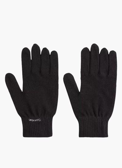 Γυναικεία Γάντια Organic.Gloves Μαύρο Βαμβάκι Calvin Klein