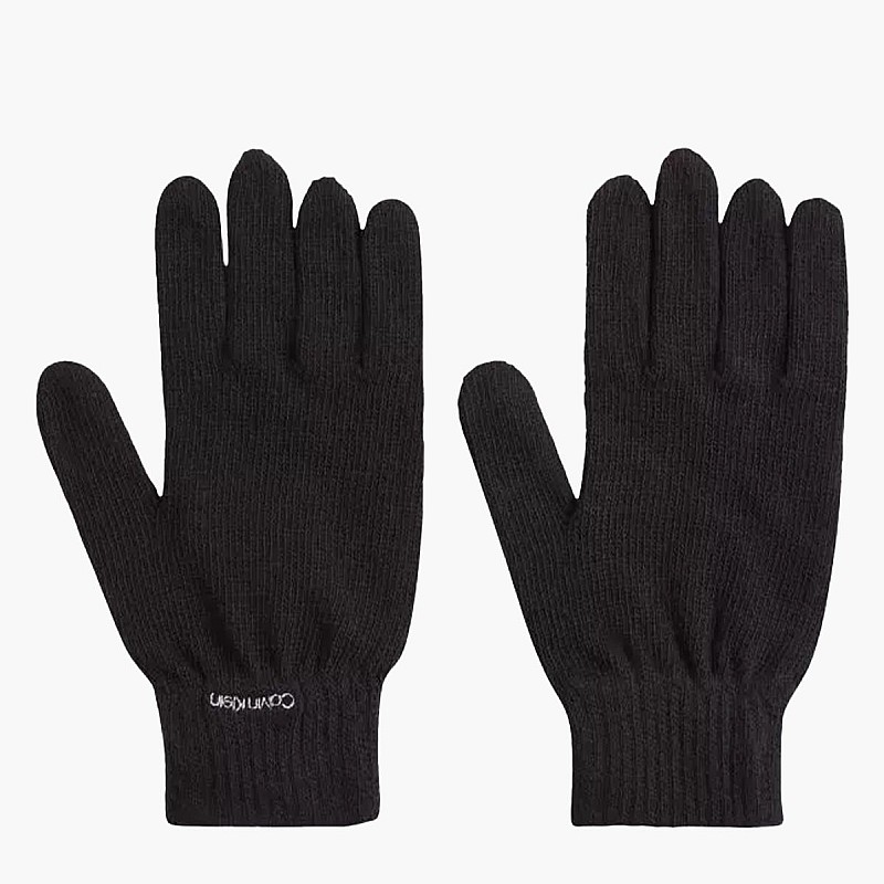 Γυναικεία Γάντια Organic.Gloves Μαύρο Βαμβάκι Calvin Klein