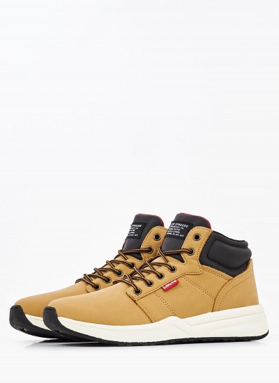 Παιδικά Μποτάκια A147X Καφέ Δέρμα Καστόρι Timberland