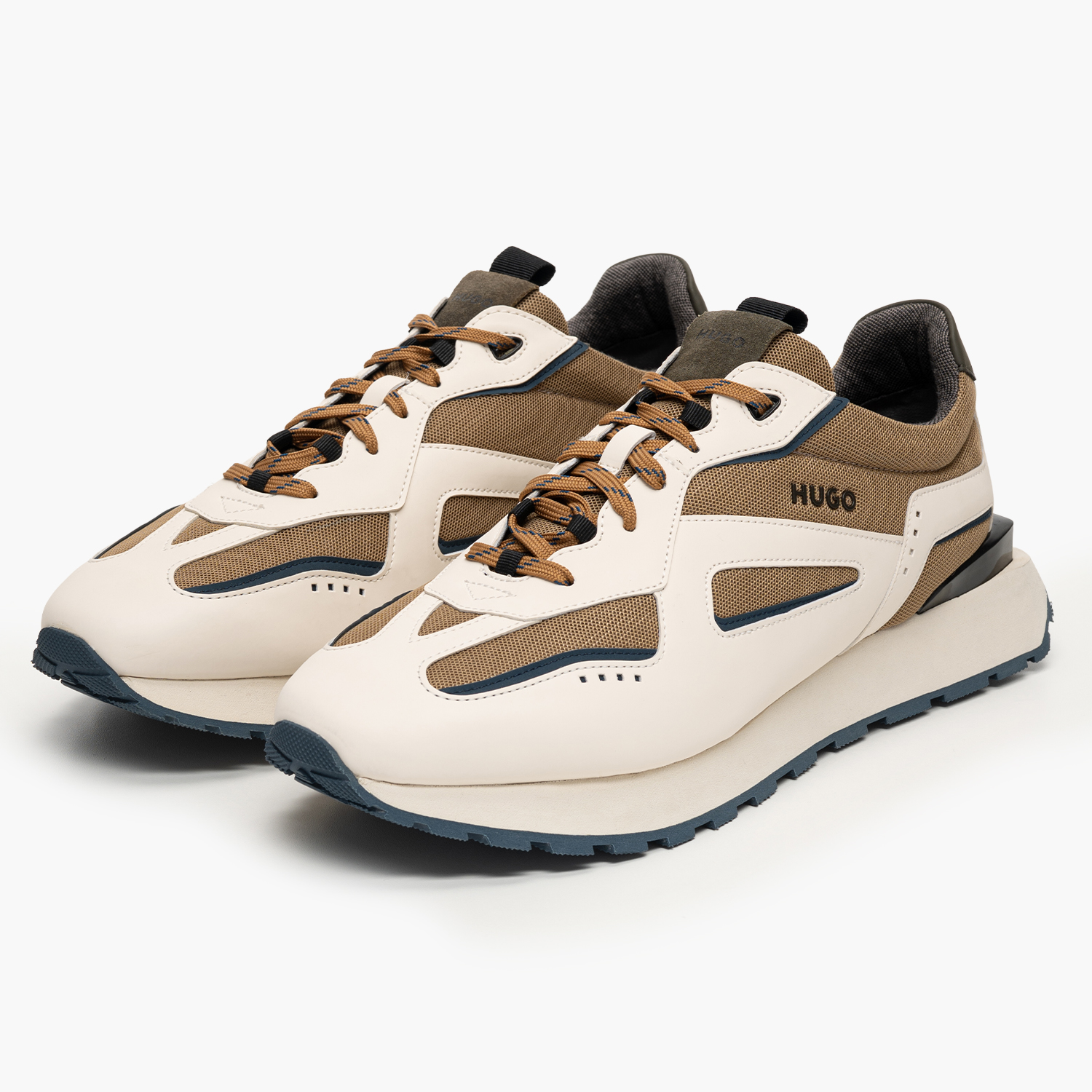 Hugo Cubite.Runn Ανδρικό Παπούτσι Casual Hugo Cubite.Runn-Beige