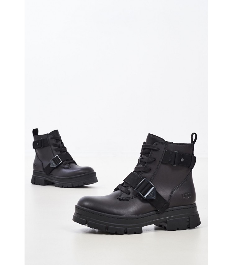 Women Boots 1130518 Black Leather UGG