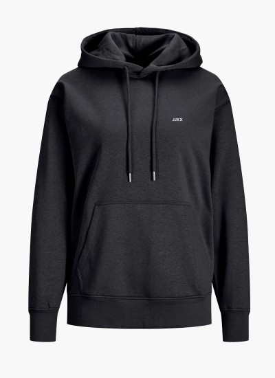 Γυνακεία Φούτερ Abbie.Hood Μαύρο Βαμβάκι Jack & Jones