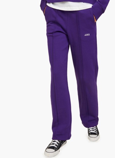 Γυναικεία Παντελόνια Camilla.Mw Μωβ Βαμβάκι Jack & Jones