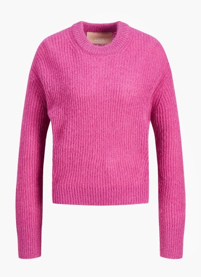 Γυναικείες Μπλούζες - Τοπ Ember.Fluffy Ροζ Aκρυλικό Jack & Jones