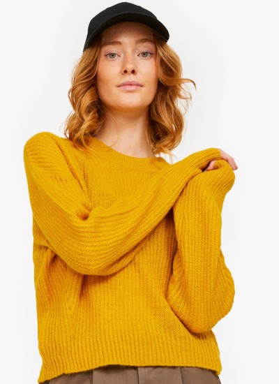 Γυναικείες Μπλούζες - Τοπ Exhibitionist Κίτρινο Πολυεστέρα Silvian Heach