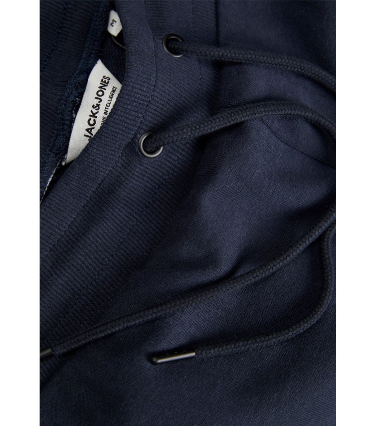 Ανδρικά Παντελόνια Gordon.Shark Σκούρο Μπλε Βαμβάκι Jack & Jones Ανδρικά Παντελόνια Gordon.Shark Σκούρο Μπλε Βαμβάκι Jack & Jones