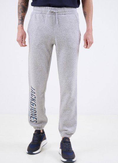 Men Pants Gordon Grey Cotton Jack & Jones