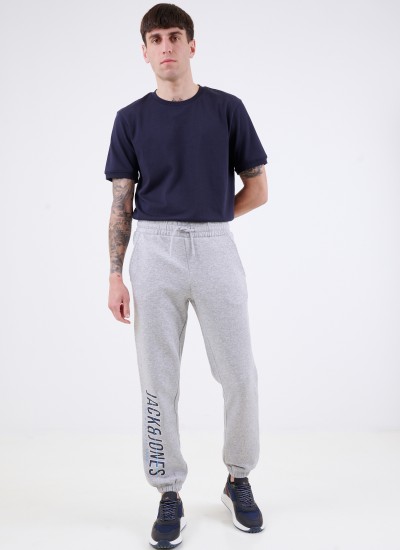 Men Pants Gordon Grey Cotton Jack & Jones